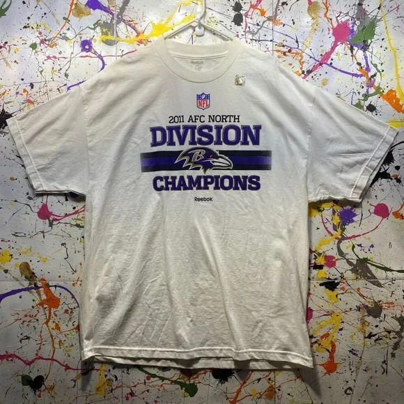 Reebok NFL Baltimore Ravens 2011 Champs Tee 🏆 - Picture 1 of 4